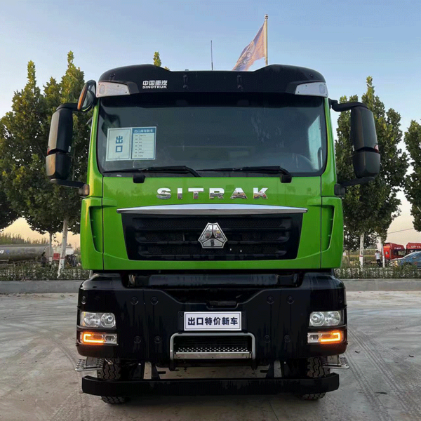 TIANMU-T1198  Sitrak G7 8X4 Dump Truck Fuel Steel Plate Suspension Manual Transmission