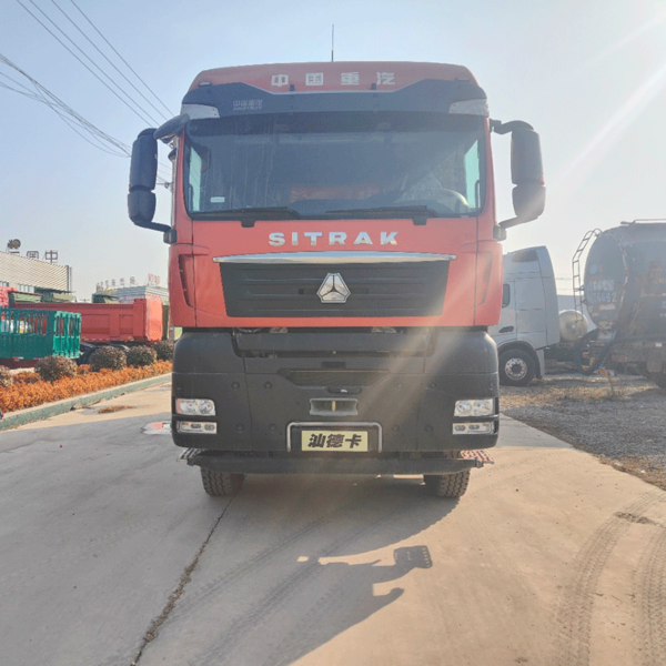 TIANMU-Y1032  Sitrak G7W 6X4 Dump Truck Fuel Steel Plate Suspension Manual Transmission (Red model)