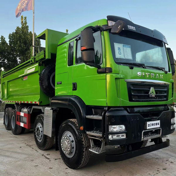TIANMU-T1198  Sitrak G7 8X4 Dump Truck Fuel Steel Plate Suspension Manual Transmission - Image 2
