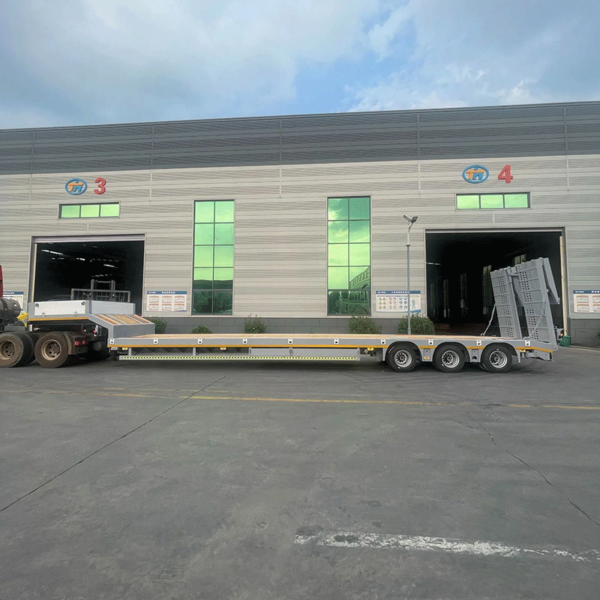 TIANMU-BG006  Customized Hydraulic Ladder Hook Machine Low Bed Semi Trailer - Image 2