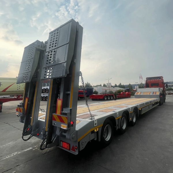 TIANMU-BG006  Customized Hydraulic Ladder Hook Machine Low Bed Semi Trailer - Image 4
