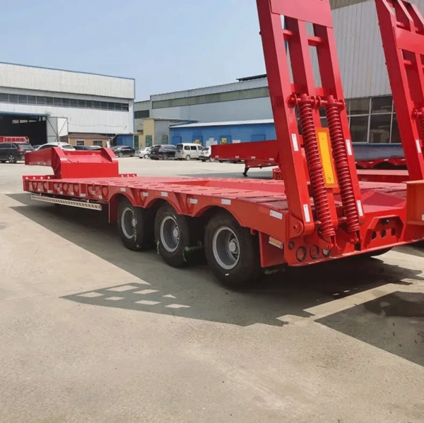 TIANMU-BG005  Second Hand Low Bed Construction Machinery Semi-Trailer - Image 4